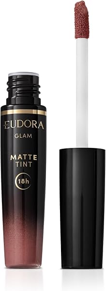 Batom Líquido Matte Tint Rosé Vintage Eudora Glam