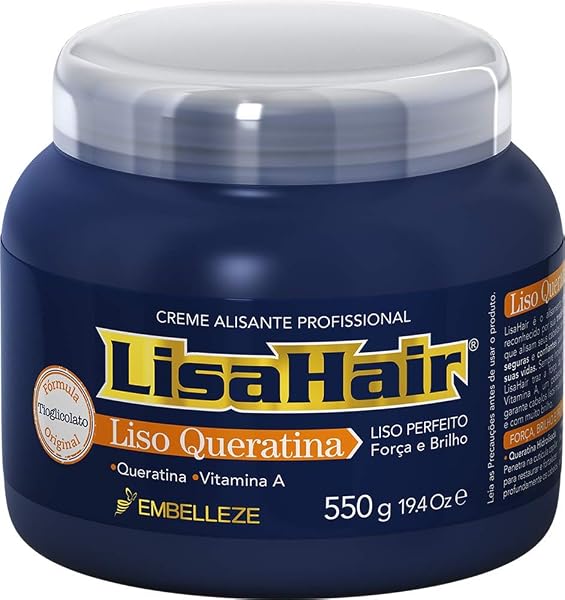 Creme Alisante Liso Queratina LisaHair