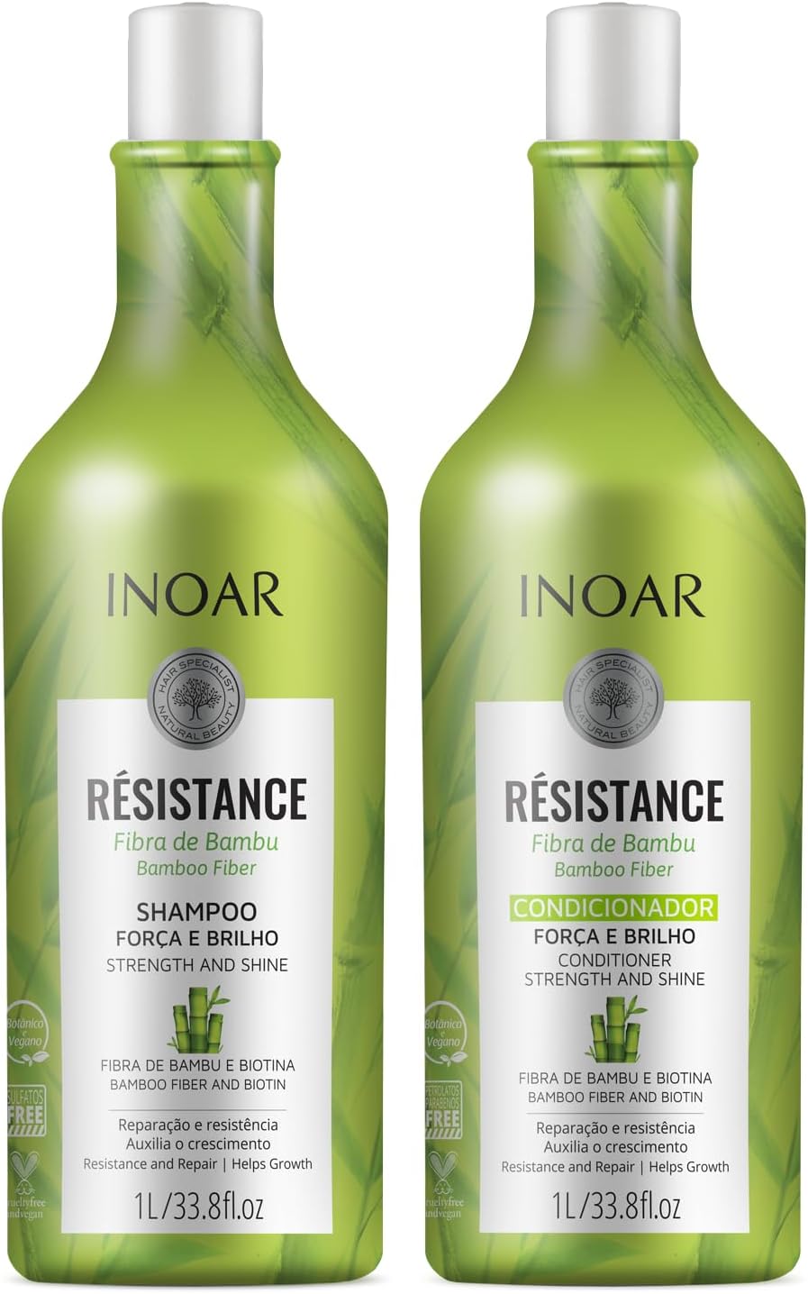 Kit Shampoo e Condicionador Inoar Bambu