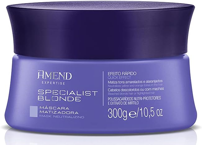 Máscara Matizadora Specialist Blonde Amend