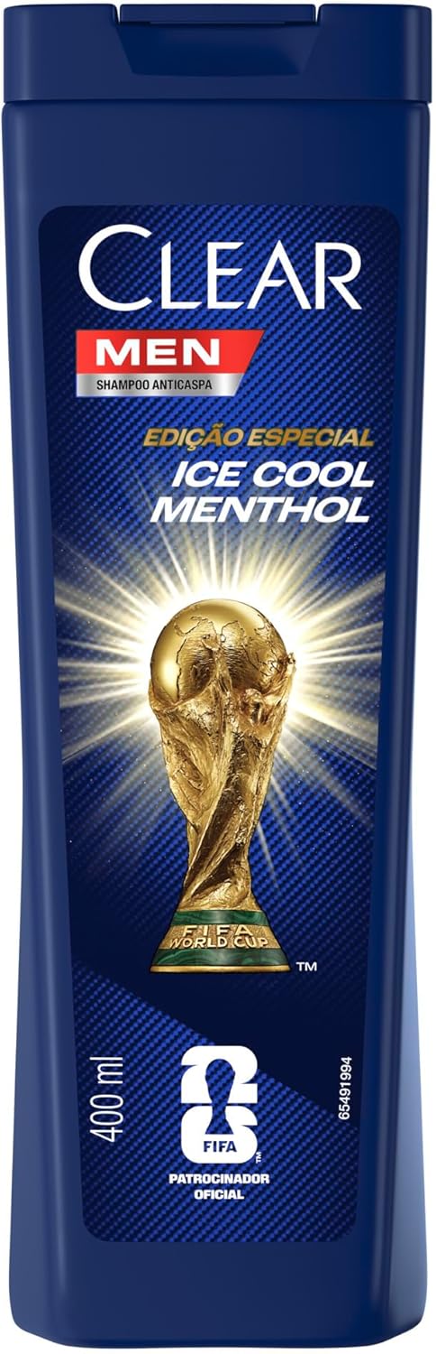 Shampoo Clear Men Anticaspa Ice Cool Menthol 400ml