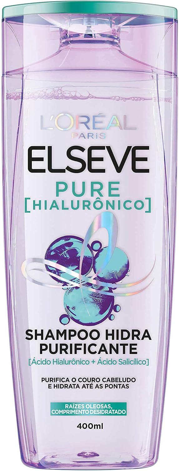 Shampoo L'Oréal Paris Elseve Pure Hialurônico