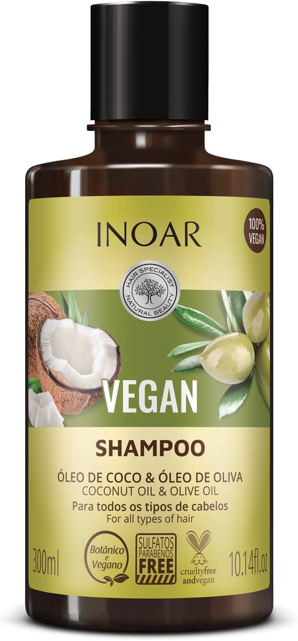 Shampoo Vegan Inoar Óleo de Oliva